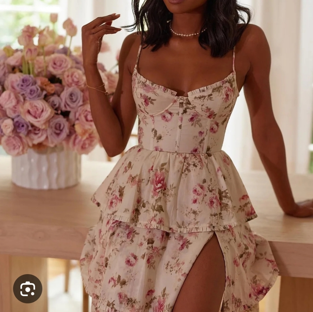 V. Chapman Margherita Dress in English Rose